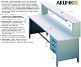 Arlink 723630SD: Arlink Series 7000 Bench with Static-Dissipative Top, 72L x 36D x 30H
