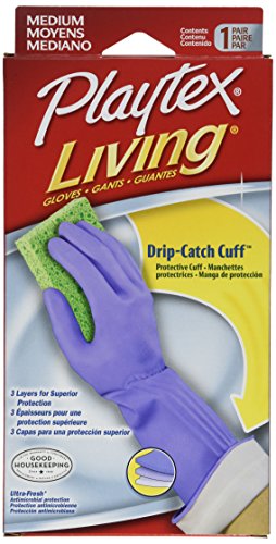 Playtex Living Gloves, Medium, Colors May Vary - 3 Pairs