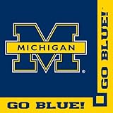 Creative Converting Michigan Wolverines Beverage Napkins (20 Count)