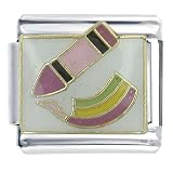 Crayon Rainbow Italian Charms Bracelet Link