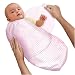 Kiddopotamus SwaddleMe 100% Cotton Flannel, Small, Pink Gingham