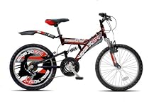 Townsend Axis 24" Wheel Dual Suspension 18 Speed Boys Bike