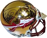 Charlie Ward and Bobby Bowden Florida State Seminoles Dual Autographed Chrome Mini Helmet