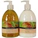 Mango and Papaya Combo- Exfoliating Liquid Anti-Bacterial Soap and Rich Moisturizing Hand Lotion, Each 500 ml 17 fl oz, Asquith & Somerset, England
