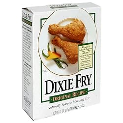 Dixie Fry Original Recipe Naturally Seasoned Coating Mix, 10-Ounce Packages (Pack of 12)