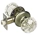 Sonata Crystal Passage Lockset - Satin Nickel