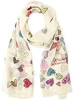 Moschino Cheap & Chic Pañuelo Seda (Crema)