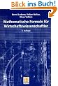 Mathematische Formeln f�r Wirtschaftswissenschaftler