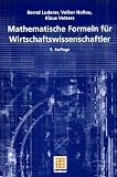 Mathematische Formeln für Wirtschaftswissenschaftler