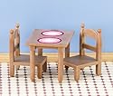 Sylvanian Families Breakfast Table & Two Chairs