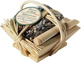 French Provence wood basket with mixed Peppercorns gift presentation with scoop 150 gr 5.3 oz
