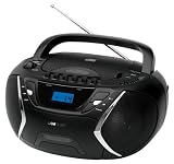 Clatronic SRR 828 Stereoradio-Recorder (60 Watt) schwarz