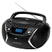 Clatronic SRR 828 Stereoradio-Recorder (60 Watt) schwarz