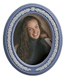 Wedgwood Blue Jasper Laurel Oval Frame