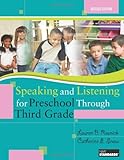 Speaking and listening for preschool through third grade
