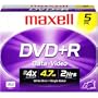 MAXELL DVD+R 4.7GB DVD Recordable Disc ( 5-Pack )