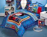 Thomas Train 4PC TWIN BEDDING SET Comforter Sheets NEW Boy