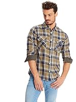 Desigual Camisa Hombre Winter (Caqui)