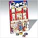 Christmas Advent Calendar Filled 24 Solid Milk Chocolate Presents (8 Oz)