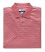 David Leadbetter Stays Cool Pattern Polo (SALMON PIN DOT, X-LARGE)