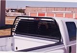 Go Industries Round Tube Headache Rack Black Chevrolet C/K Pickup 1973 to 1987