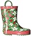Western Chief Unisex-Child Kids Girls' Waterproof Easy-On Printed Rain Boot Pull