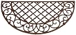 Esschert Design Cast Iron Doormat - Half Round 26" x 13"