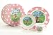 Michel Design Works Baby's First Plate Set - Snuggle Bunny, Pink (Pack of 2)