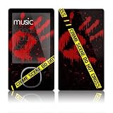 Crime Scene Design Zune 80GB Skin Decal Protective Sticker