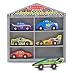 Melissa & Doug Wooden Race Car Set - 6 Cars Compatible with Standard Railway Systems