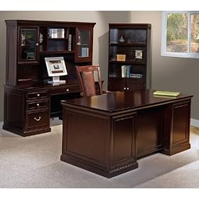Kathy Ireland Espresso Four Piece Office Group Espresso from OfficeFurniture by Kathy Ireland Martin