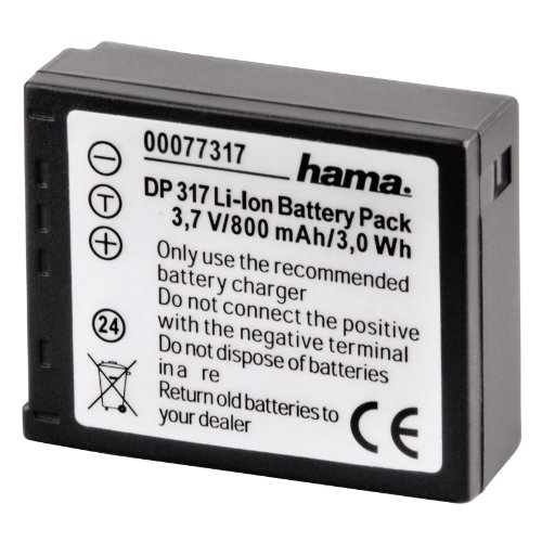 Hama DP 317 Li-Ion-Akku f&uuml;r Panasonic TZ-Serie (z.B. TZ4 und TZ5) Preisvergleich
