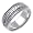 Basket Weaved Braided Men's 8 mm Comfort Fit Wedding Band