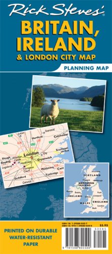City Travel Guides Discounted  Books : Rick Steves' Britain, Ireland & London City Map Planning Map