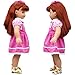 AOFUL Baby Doll Clothes Pretty Dress Fits 16