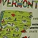 The Red & White Kitchen Co. Vermont State Souvenir Dish Towel