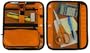 Case-it Pencil Pouch for Binders with 3 Zipper Pockets, Orange, 9 inch x 11 inch, PEN-03-ORG