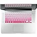 Litop Pink Gradient Thin Silicone Keyboard Cover Keyboard Skin for Apple 13
