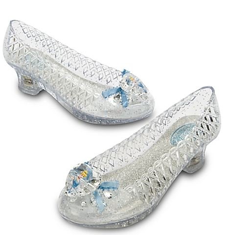 Disney Store Light-Up Cinderella Shoes for Girls Size 9/10