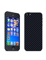 Wireless: UTLK iPhone 5 /5S Full Body Carbon Fibre Wrap Decal Skin Sticker Protector (for Iphone 5/5S Black) - UTLK