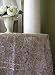 Fringed Tinsel Swirl Sheer Silk Organza Special Occasion Holiday Christmas Tablecloth Table Square S
