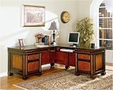 Dark Two Tone L Shape Desk