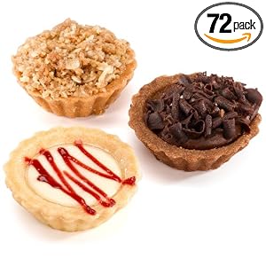 Love and Quiches Love Bites, Variety #1 (24-Chocolate Decadence, 24-Raspberry Cheesecake,... by LOVE AND QUICHES