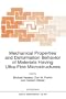 Mechanical Properties and Deformation Behavior of Materials having Ultra-Fine Microstructures (NATO Science Series E: (closed))