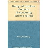 design of machine elements engineering science series