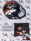 Tim Tebow Autographed/Hand Signed Denver Broncos Mini Helmet