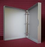 SOS Aluminum Clamshell Three Ring Binder 11 x 14 x 1 Color