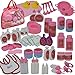 50Piece Baby Doll Feeding & Caring Accessory Set in Zippered Carrying Case - Accessories for Dolls