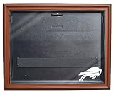 NFL Buffalo Bills Removable Face Jersey Display, Brown
