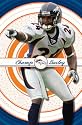 Champ Bailey Denver Broncos action POSTER NFL RARE NEW - 36" x 24"